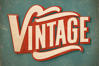 design a retro vintage logo