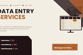 do professional data entry, word processing and graphic design