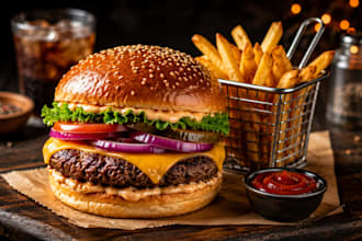 create realistic ai food images