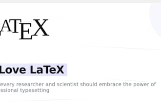 professionally format and typeset your document or paper in latex