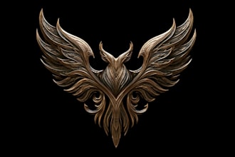 design a unique and detailed fantasy logo