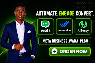 setup whatsapp business api, wati, respond io, aisensy, 360dialog, ycloud, waba
