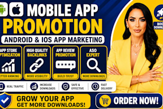 do mobile app promotion for android ios app create backlinks for app review aso
