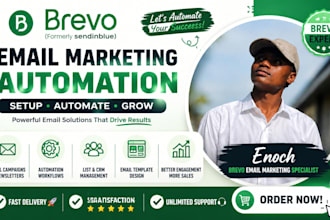 setup brevo email marketing automation, campaigns and workflows