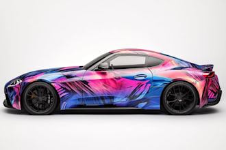 make eye catching your car and vehicle wrap design