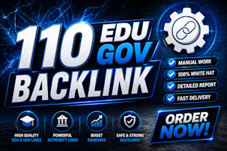 do 110 educational manual backlinks for top ranking google