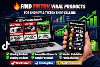 find tiktok viral products for shopify and tiktok shop