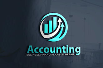 create professional finance, fintech, accounting and investment logo design