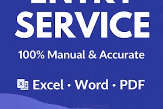 fast accurate data entry in excel PDF word