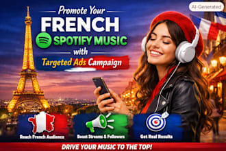 promote your french spotify music with targeted ads campaign