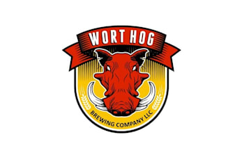 design hog bar brewing company logo