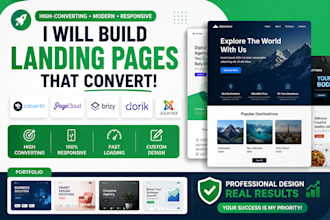 build convertri pagecloud brizy cloud dorik joomla landing pages template design