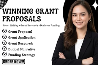 do grant writing grant proposal research or small businesses and apply for grant