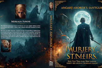 design a professional sci fi fantasy cover for your book