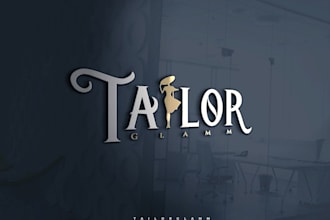 create luxury tailor boutique fashion clothing brand logo design