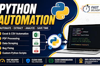 automate excel, CSV, PDF, and repetitive tasks using python