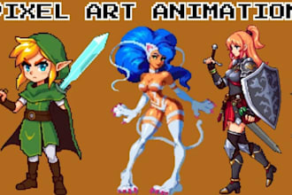 do nsfw pixel art sprite sheet pixel art animation 2d character game art sprite
