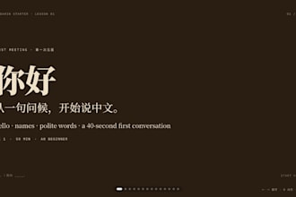 personalize your mandarin lessons around your interests