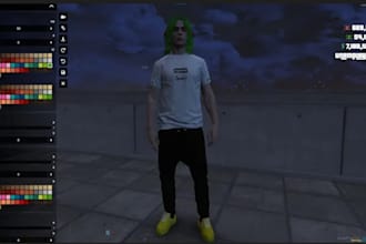 make gta5 ped, props, animals and add clothing facial rigging modifi on the ped
