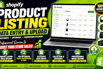 upload shopify products and organize your store catalog