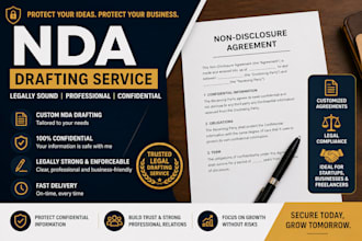 draft a professional nda or confidentiality agreement