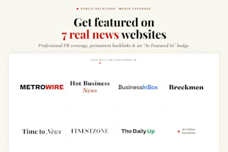 publish your press release on 7 news websites for PR and SEO boost
