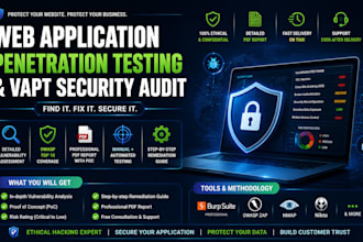 do web application penetration testing and vapt security audit