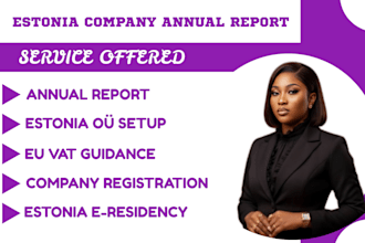 prepare and submit your estonia company annual report book and compliance filing