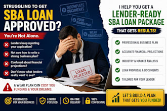 prepare your sba loan documents, financial statements, and loan proposal