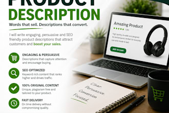 write SEO product descriptions for phones and electronics