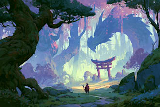draw custom digital art illustrations