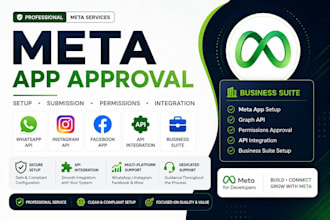 fix meta app approval, whatsapp API and facebook app review