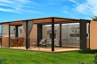 deliver professional 3d tiny home design, container house rendering, cabin plans