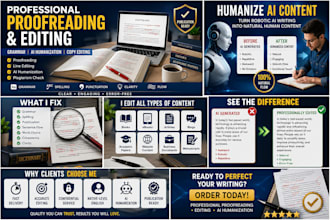 humanize ai content ai content rewrite book edit proofreading editing
