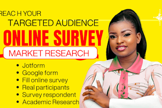 fill online survey questionnaires to conduct online survey respondents