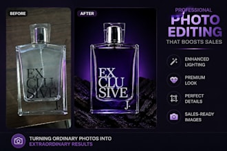 do ai product photography for scents and perfumes bottles