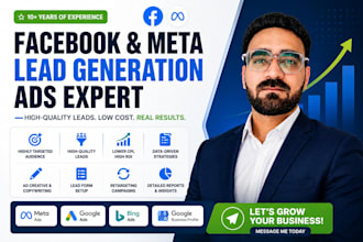 create and manage meta lead generation ads for your business