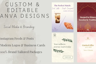 design an aesthetic and cohesive instagram grid in canva