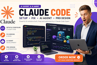 setup, fix claude code ai claude code expert ai agent claude code pro design