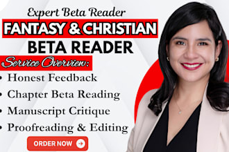 manuscript honest christian beta reader nonfiction ya reader fantasy beta reader