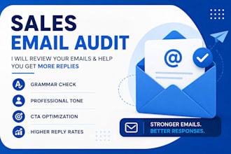 audit your sales email and provide expert feedback