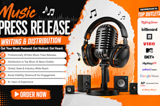 write and distribute your press release or music press release