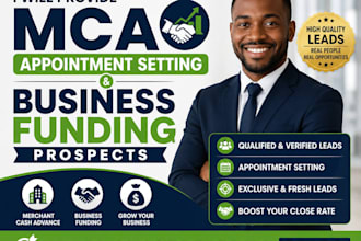 generate exclusive mca leads and business funding prospects