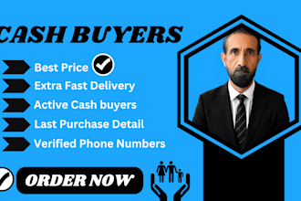 provide active cash buyers leads with skip tracing