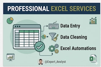 faire la saisie de données, traitement et nettoyage excel