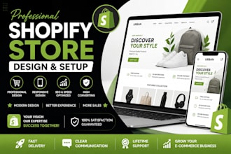 build a professional shopify store for your business