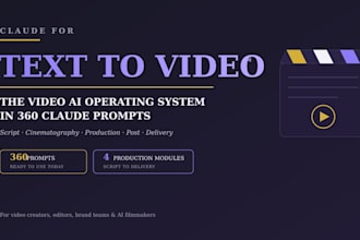 provide claude for text to video the video ai operating system
