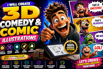 illustrate your children story book in a disney inspired cartoon style