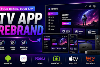 make iptv app with master panel, ibo ultra, tivimate, rebrand iptv, xciptv