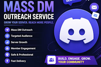 discord mass dm campaigns and member outreach